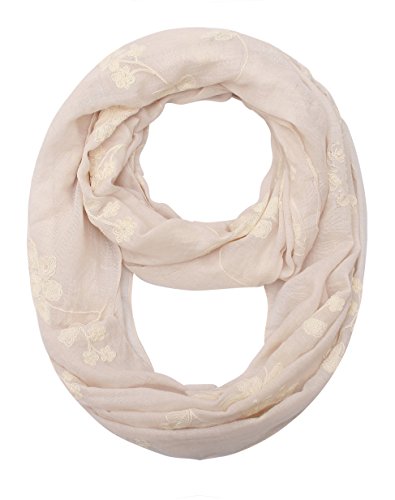 Lightweight Ivory Infinity Scarf Women 2018 New Fashion Design