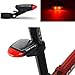 IDS Solar Powered Bike Bicycle Rear Back Safety Light 3 Function LED Tail Lamp Red