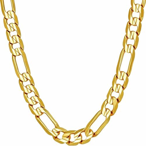 Stainless Steel and Blue Ion-Plate 6.3mm Oval Link 24