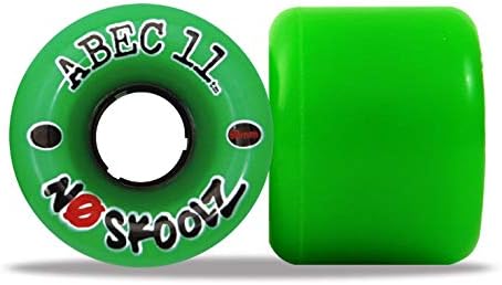 Abec 11 NoSkoolZ Green Longboard Wheels - 60mm 81a (Set of 4) by ABEC 11