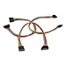 Cable Matters 3-Pack 15 Pin SATA Power Extension Cable 12 Inches primary