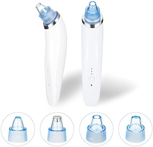 Wonyered Rechargeable Blackhead Remover Electric Comedo Vacuum Suction Facial Pore Cleanser Acne Extraction Tool