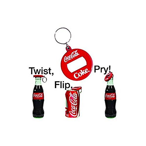 CocaCola Twist Triple Play Bottle Opener Keyring Pricepulse