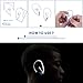 4 Pieces AirPods Ear Hooks Compatible with AirPods 1,2 and Pro, TEEMADE Sports Headset for AirPods 1,2 and Pro (White)