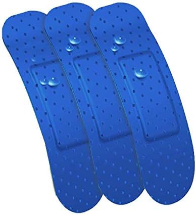 VitaPlus Plasters 100-Pieces Bulk Pack, 72 mm Length x 19 mm Width, Blue, 100 Count (Pack of 1) - Image 3