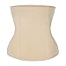Miss-Loly Womens Postpartum Waist Cincher Trainer Belt Body Suit Shaper Belly Compression Girdle Band, Beige, 3XL