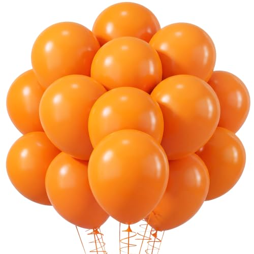 RUBFAC Orange Balloons Latex Balloons