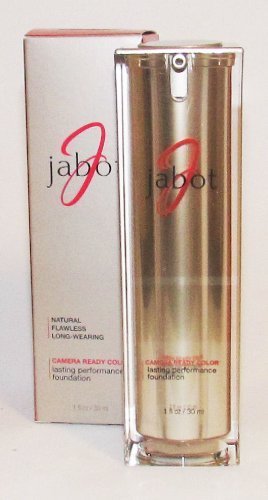 Jabot Camera Ready Color Lasting Performance Foundation - WARM CARAMEL MEDIUM DARK - 1 OZ / 30 ML