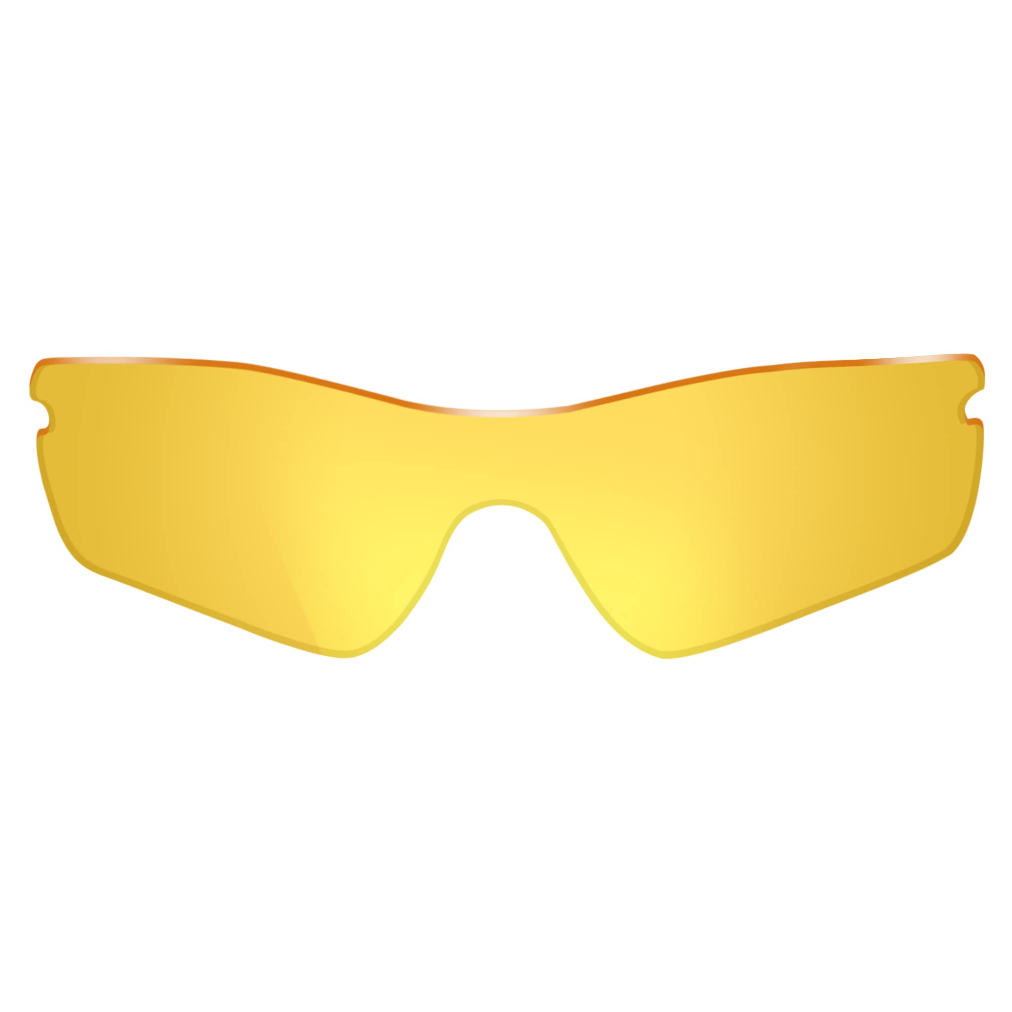 ThunderClap Polycarbonate Lenses Replacement for Oakley Radar Path Sunglasses - Crystal Yellow Anti-Fog