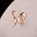 Adjustable Open Snake Index Finger Ring for Women (Rose Gold)