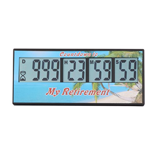 Digital Retirement Countdown Timer - AIMILAR 999 Days Count Down Timer (3-Year Warranty)