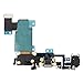 COHK USB Charging Port Dock Flex Cable with Microphone and Headphone Audio Jack Replacement for iPhone 6s Plus 5.5 inchs Grey