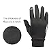 HiCool Winter Gloves, Touch Screen Gloves Thermal Cycling Gloves Driving Gloves for Men and Women (Black, Small)