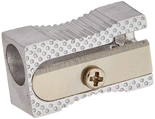 Integra Aluminum Pocket Sharpener, Steel, Silver (ITA42852) 3 Pack