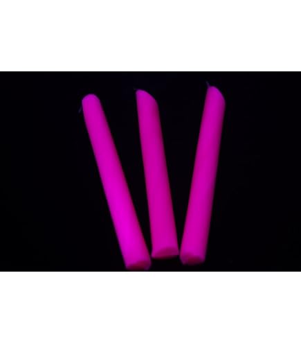 thumbnail image 2 of DirectGlow 5-Pack Blacklight Reactive Drip Candles - Glow Party Supplies UV Multi-Color (6 Inch) 2 of 6