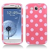 Pink Polka Dots Pattern Soft Candy Skin TPU Gel Case Cover For Samsung Galaxy S i9300