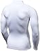 SSTM-T11-WHT_2X-Large j-3XL Tesla New Men's Cool Compression long sleeve quick dry Running sports Baselayer Underwear underlayer climbing hiking hunting skin clothe