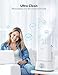 Homech SL-AH001 Cool Mist, 26dB Quiet, 4L Ultrasonic Humidifiers for Large Bedroom Home Babies, 360° Nozzle, Waterless Auto Shut-Off, White