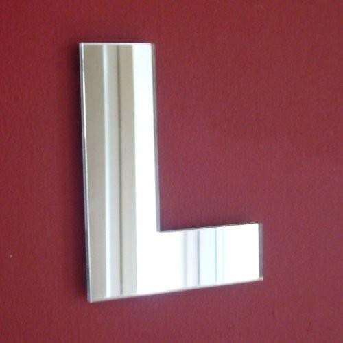 Upper Case Letter L Mirror 35cm