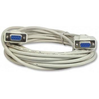 Your Cable Store 25 Foot DB9 9 Pin Serial Port Null Modem Cable Female/Female RS232