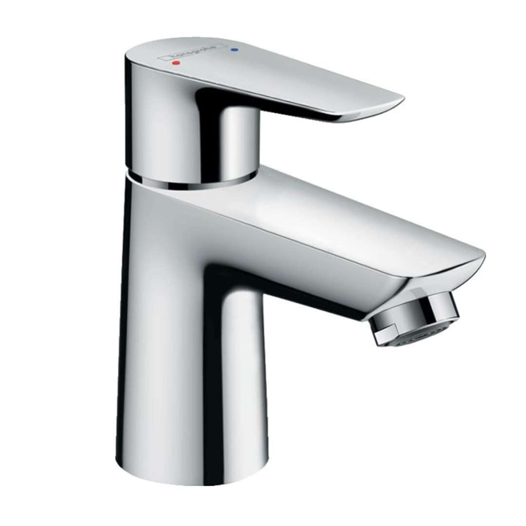 hansgrohe Talis E basin mixer tap 80 with CoolStart energy saving function, without waste, chrome 71704000