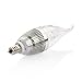 LEDMO(10 Pack, Flame Tip) LED Candle Bulb, E12 3W, 25W Equivalent, Warm White 3000K, 270LM, CRI80, Non-dimmable, LED Candelabra Bulb