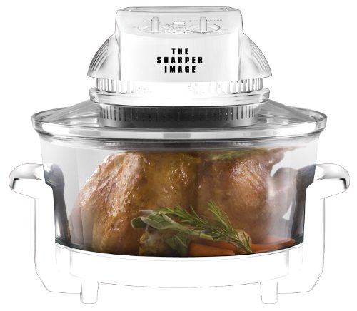 The Sharper Image White 8313MO Super Wave 12-1/2-Quart Countertop Oven, 1300-Watt