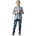 LEO&LILY Boys' Big LLB1129-10-Grey-MFN, Gray, 10