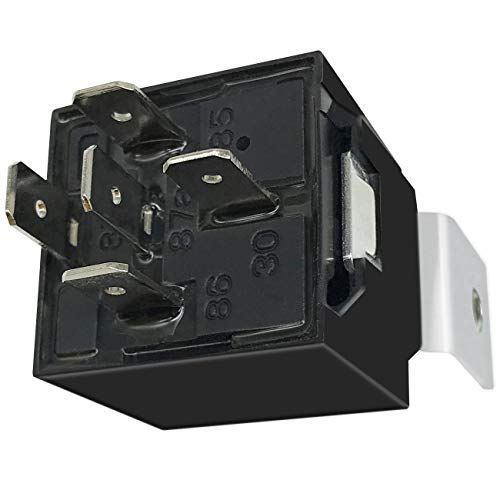6 PACK 80/60 AMP 12 V DC Relay and Harness - Heavy Duty 12 AWG Tinned Copper Wires, 5-PIN SPDT Bosch Style Automotive Relay - Thumbnail 2