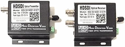 HD-SDI Fiber Video Rattler / Embedded Audio 1080p 20km Fiber Optic Extender Kit - Commercial QUALITY