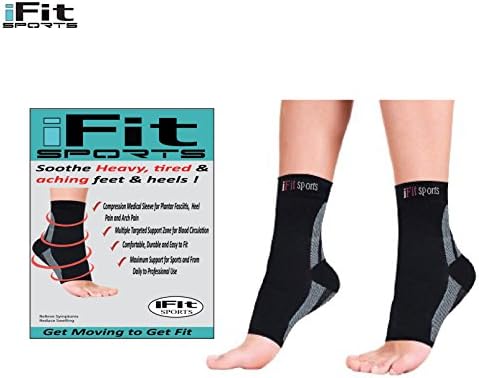 Foot Sleeve(1 Pair)Best Plantar Fasciitis Support For Men &amp; Women Heel Support,Arch Support Sock/ Ankle Sock Compression Medical Technology.Sports Sock,Arch Support.Pain Relief Sock.