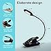 YTE Book Light Rechargeable Reading Light with 6 Warm LED Light, 3-Level Brightness and Eye Care, Reading Lamp Up to 60 Hours, Clip on Books, Perfect for Kids Gift,FCC CE RoHs Listed