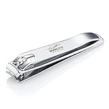 Best Nail Clippers - These Larger Size Clippers Are Great for Fingernails and Toenails - High Quality Stainless Steel, Precision Blades, Strong Spring Action with Extra Leverage Due to Larger Size, Make Clipping Your Nails Perfectly a Breeze - By Bodyline Basics