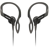 Panasonic RP-HS16-K In-Ear Earbud Heaphones with Flexible Ear Hinge (Black)