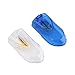 Shintop 2 Pack Vitamin Pill Cutter, Medicine Tablet Cutter Pill Splitter with Stainless Steel Blade (Blue + Clear)