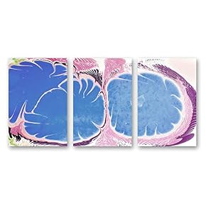 Ink Water Spreading Painting Artwork for Home Framed...