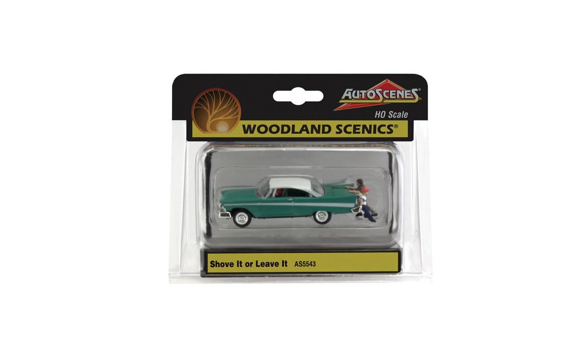 Woodland Scenics 5543 AS5553 Car Breakdown Push Figure Track HO H0 1:87