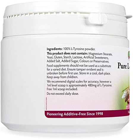 Pure L-Tyrosine Powder 100g, Pharmaceutical Grade, Amino Acids The Building Blocks of Life - Image 3