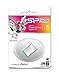 Silicon Power 8GB USB 2.0 T06 Touch Flash Drive, White (SP008GBUF2T06V1W)