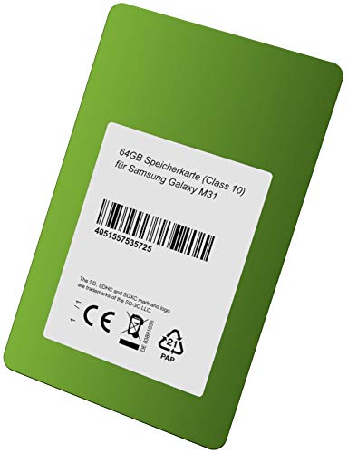64GB Speicherkarte (Class 10) für Samsung Galaxy M31 – Bild 6