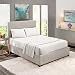 Nestl Bedding Soft Sheets Set - 4 Piece Bed Sheet Set, 3-Line Design Pillowcases - Easy Care, Wrinkle Free - 8"-12" Fit Low Profile Fitted Sheet - Warranty Included RV Short Queen, White primary