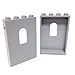 Lego Parts: Panel 1 x 4 x 5 with Window (PACK of 2 - LBGray)