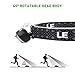 LE LED Rechargeable Headlamp, Headlight Flashlight with 7 Light Modes, IPX4 Waterproof, Adjustable for kids and adults, Perfect for Running, Hiking, Reading Camping and Fishing, USB Cable Included