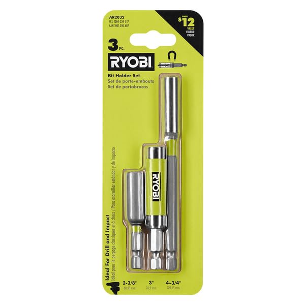 RYOBI Impact Rated BIT Holder Set 3-PIECE AR2032