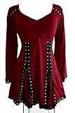 Dare To Wear Gothic Victorian Boho Women's Plus Size Electra Corset Top