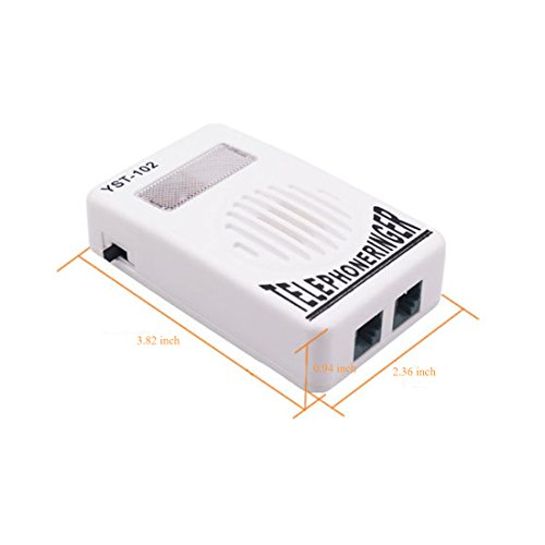 Telephone Phone Amplifier,Bagvhandbagro Socket Loud Telephone Ring Speaker,12V Ringtone Amplifier for Landline Telephone - Thumbnail 4