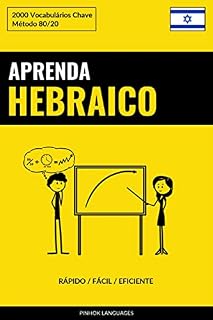 Livro Aprenda Hebraico - Rápido / Fácil / Eficiente: 2000 Vocabulários Chave