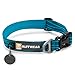 RUFFWEAR - Hoopie Soft, Durable Dog Collar, Pacific Wave, Large