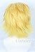 Linfairy Short Blonde Layered Cosplay Wig Halloween Costume Party Wig for Men