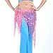 BellyLady Belly Dance Hip Scarf Shawl With Fringe Tribal Triangle Tassles Wrap-Black